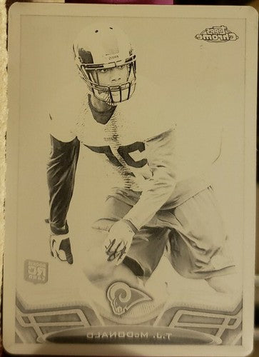 T.J. McDonald 2013 Topps Chrome Rookie PRINTING PLATE 1/1 of 1 St. Louis Rams TJ
