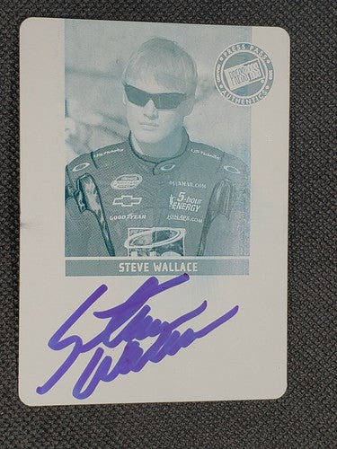 STEVE WALLACE 2009 Press Pass Racing AUTO PRINTING PLATE SP #1/1 NASCAR Rusty