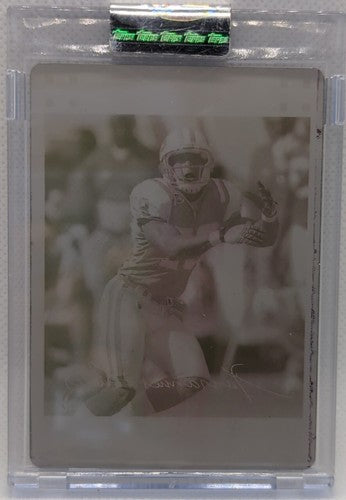 LAVERANUES COLES 2007 Topps Chrome PRINTING PLATE #1/1 Jets Bengals #TC83 One of