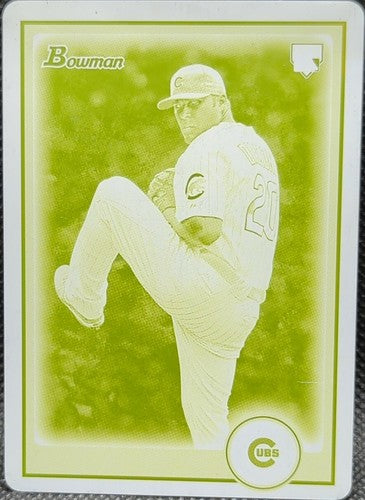THOMAS DIAMOND 2010 Bowman Draft Picks Prospects PRINTING PLATE #1/1 Cubs One of