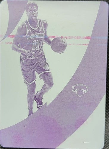FRANK NTILIKINA 2018-19 Panini Immaculate PRINTING PLATE #1/1 Knicks Mavs One of