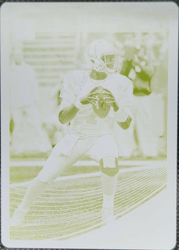 JACOBY BRISSETT 2018 Panini Donruss PRINTING PLATE SP #1/1 Colts Dolphins One of