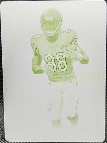 RILEY RIDLEY 2019 Panini Absolute RC PRINTING PLATE SP #1/1 Bears Georgia One of