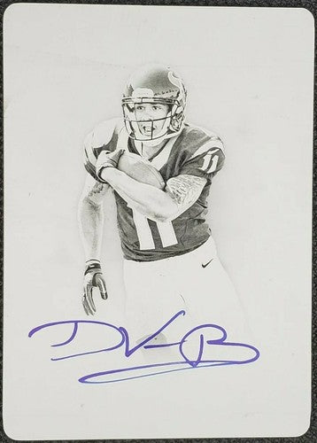 DeVIER POSEY 2012 Panini Prime Signatures RC AUTO PRINTING PLATE SP #1/1 Texans