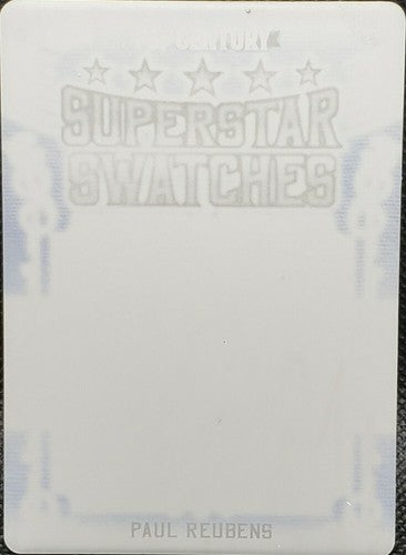 PAUL REUBENS 2021 Leaf Pop Century Celebrity PRINTING PLATE #1/1 Pee-Wee Herman