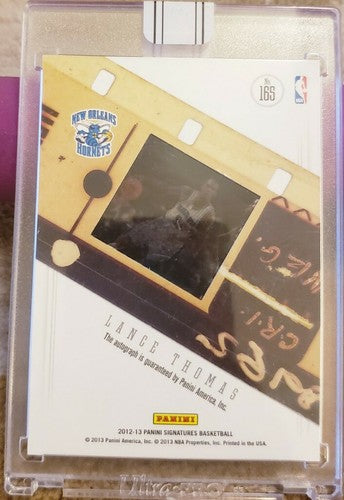 LANCE THOMAS 2015-16 Panini Replay 2012-13 Film Signature Buyback AUTO SP #/149