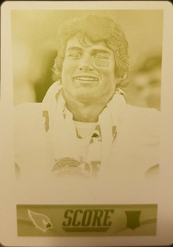 TROY NIKLAS 2014 Panini Score PRINTING PLATE SP #1/1 of 1 Cardinals Notre Dame