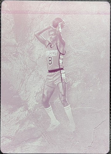 MARQUES JOHNSON 2015-16 Panini Luxe Autographs PRINTING PLATE #1/1 Bucks One of