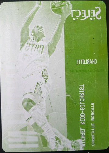 MICHAEL KIDD-GILCHRIST 2012-13 Panini Select In-Flight RC PRINTING PLATE SP #1/1