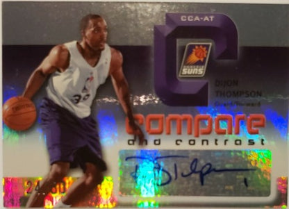 Trevor ARIZA Dijon THOMPSON 2005-06 UD Reflections Compare & Contrast DUAL AUTO