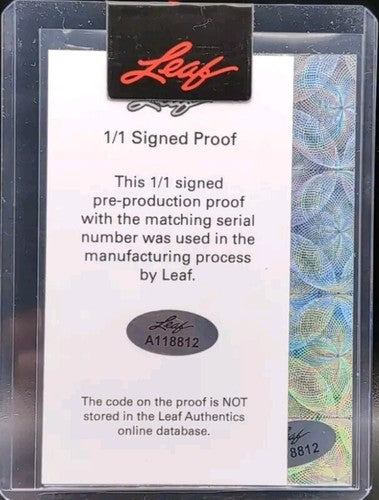 DIOR JOHNSON 2022-23 Leaf Optichrome So Money! PROOF AUTO ZEBRA #1/1 UCF Knights