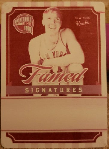 HARRY GALLATIN 2009-10 Panini Hall of Fame PRINTING PLATE SP #1/1 NY Knicks HoF