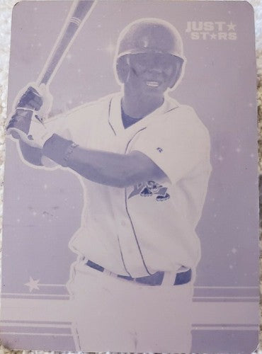 WILKIN RAMIREZ 2008 Just Minors Stars Rookie PRINTING PLATE SP #1/1 of 1 Tigers