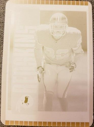 CARLOS ROGERS 2005 Topps Bowman PRINTING PLATE SP #1/1 Washington Redskins 49ers