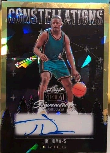 JOE DUMARS 2024 Leaf Metal Signature Series Constellations AUTO SP #1/1 Pistons