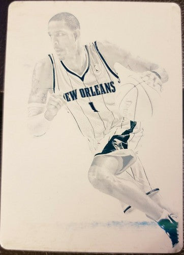 TREVOR ARIZA 2012-13 Panini Totally Certified PRINTING PLATE 1/1 Hornets Rockets