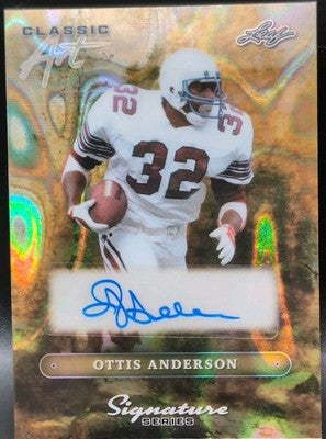 OTTIS ANDERSON 2025 Leaf Signature Series Classic Art AUTO #1/1 Giants Cardinals