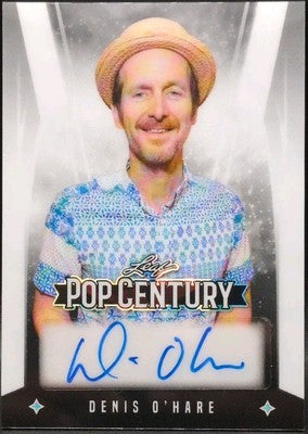 DENIS O'HARE 2025 Leaf Pop Century AUTO White Prismatic SP 1/1 of True Blood AHS
