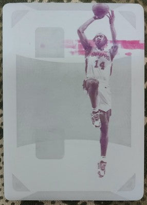 BLAKE WESLEY 2022-23 Panini National Treasures LOGOMAN PRINTING PLATE #1/1 Spurs