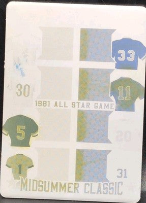Ozzie SMITH Gary CARTER Dave WINFIELD RAINES 2021 Leaf Lumber PRINTING PLATE 1/1