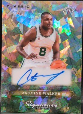 ANTOINE WALKER 2025 Leaf Signature Series Classic Art AUTO SP #1/1 Celtics Heat