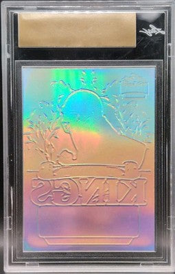 VELUS JONES JR 2022 Leaf Metal RC AUTO PROOF RWB SP 1/1 Bears Seahawks Tennessee