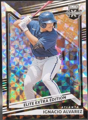 IGNACIO ALVAREZ JR 2022 Panini Elite Extra Edition RC Black SP #1/1 Braves Nacho