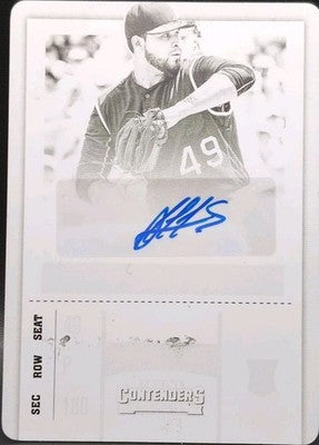 ANTONIO SENZATELA 2017 Panini Contenders Ticket AUTO PRINTING PLATE #1/1 Rockies