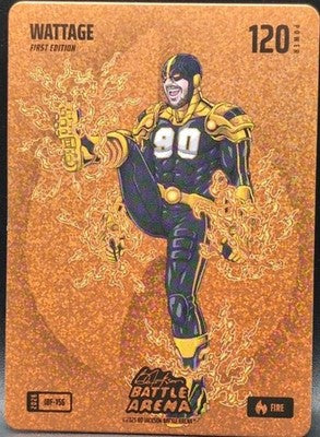 T.J. WATT 2026 Bo Jackson Battle Arena Griffey WATTAGE Fire ICONS FOIL Steelers