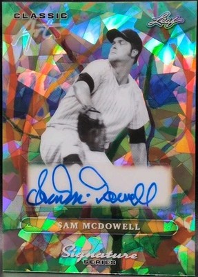 SAM McDOWELL 2025 Leaf Signature Series Classic Art AUTO SP #1/1 Yankees Giants