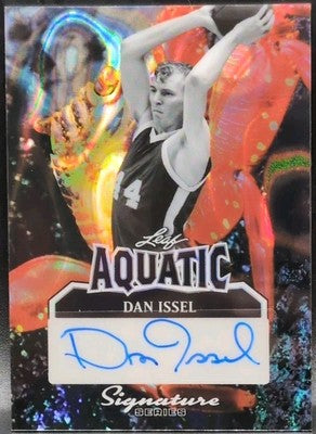 DAN ISSEL 2025 Leaf Signature Series Aquatic AUTO Crab Lava 1/1 Nuggets Colonels
