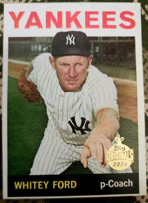 WHITEY FORD 2024 Topps Holiday Advent Calendar Originals BUYBACK SP #1/1 Yankees
