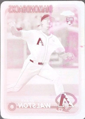 BLAKE WALSTON 2024 Topps Chrome Updates RC PRINTING PLATE SP 1/1 of Diamondbacks