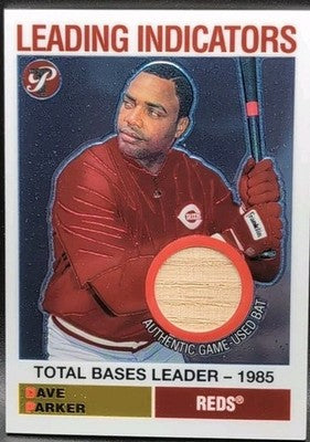 DAVE PARKER 2005 Topps Pristine Legends GAME-USED BAT Relic 1985 Reds Pirates As