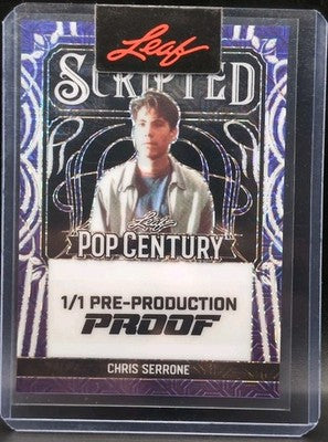 CHRIS SERRONE 2024 Leaf Pop Century Scripted PROOF Mojo SP #1/1 Goodfellas Henry