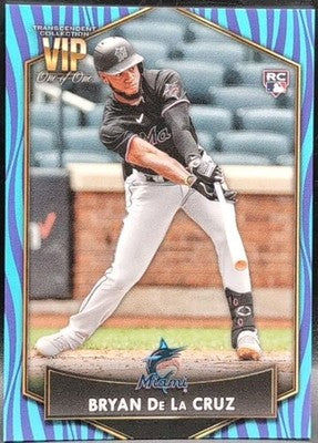 BRYAN De La CRUZ 2022 Topps Transcendent Collection VIP PARTY 1/1 Marlins Braves