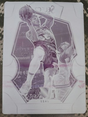OCHAI AGBAJI 2022-23 Panini Select Premier PRINTING PLATE SP 1/1 of Jazz Raptors