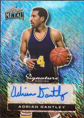 ADRIAN DANTLEY 2024 Leaf Metal Signature Series AUTO BORDERLESS #1/1 Jazz Lakers