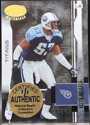 KEITH BULLOCK 2003 Leaf Certified Materials NSCC Buyback SP 1/1 of Titans Giants