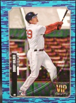 BOBBY DALBEC 2021 Topps Transcendent Collection RC VIP PARTY 1/1 Red Sox Brewers