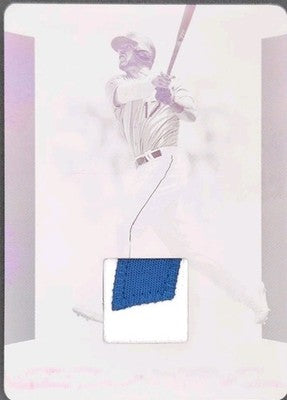 HUNTER DOZIER 2019 National Treasures JERSEY PATCH PRINTING PLATE SP #1/1 Royals