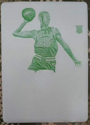 DALEN TERRY 2022-23 Panini Noir Silver Screen Debut PRINTING PLATE SP #1/1 Bulls