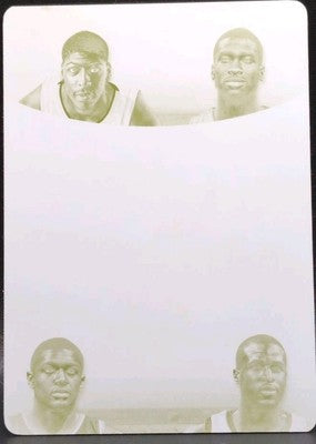 Anthony DAVIS Bradley BEAL 2012-13 Panini Immaculate Quad PRINTING PLATE SP #1/1