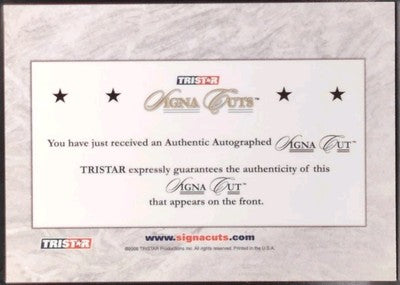 GEORGE FOSTER 2008 TriStar SignaCuts CUT AUTO NL MVP 1977 INSCRIPTION #/115 Reds