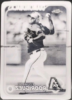 EDUARDO RODRIGUEZ 2024 Topps Chrome Updates PRINTING PLATE SP #1/1 Diamondbacks