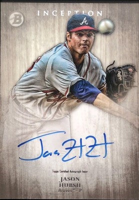 JASON HURSH 2014 Topps Bowman Inception Prospect RC AUTO SP Atlanta Braves PA-JH