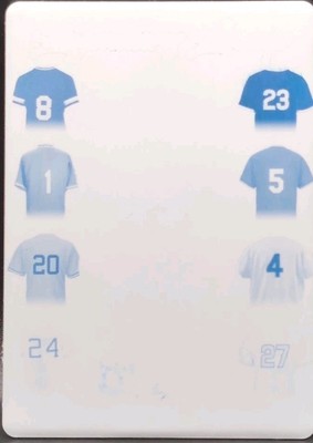Willie MAYS Ryne SANDBERG GUERRERO POSADA + 2021 Leaf Lumber PRINTING PLATE #1/1