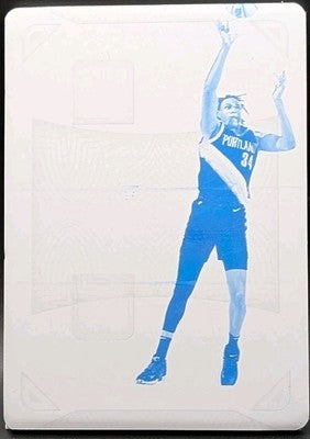 JABARI WALKER 2022-23 Panini National Treasures RC LOGOMAN PRINTING PLATE SP 1/1