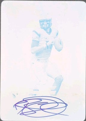 BROCK OSWEILER 2012 Leaf Valiant Draft RC AUTO PRINTING PLATE SP 1/1 Broncos ASU