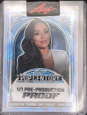 SAMANTHA GIANCOLA 2024 Leaf Pop Century PROOF #1/1 Sammi Sweetheart Jersey Shore